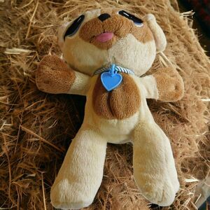 Rescue Pets Little Tumbler Brown & Cream Spotted Plus Dog Toy 10"